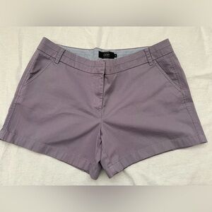 J. Crew Lavender Chino Women's Shorts
